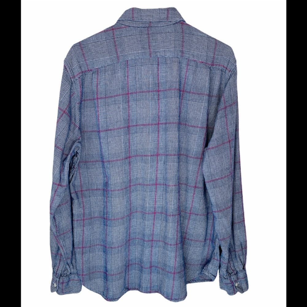 BONOBOS Slim Fit Men’s XL Long Sleeve Shirt Blue - Picture 2 of 9